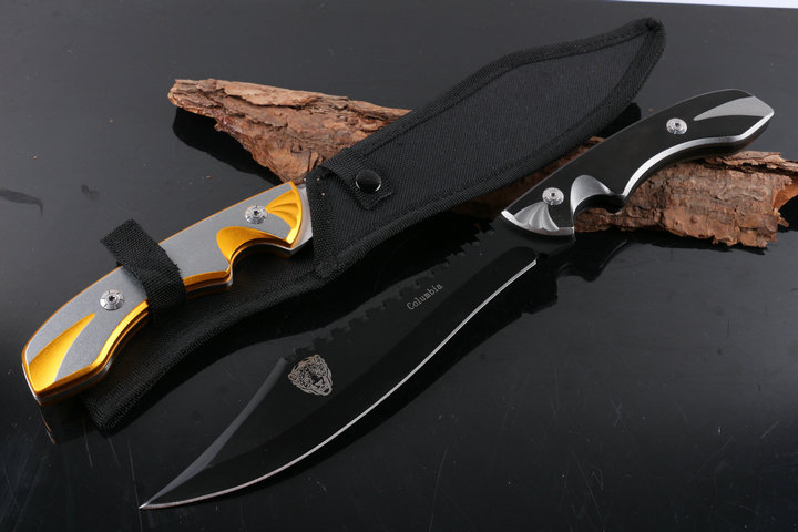 Columbia tiger head M730 fixed blade camping knife machete UD404961
